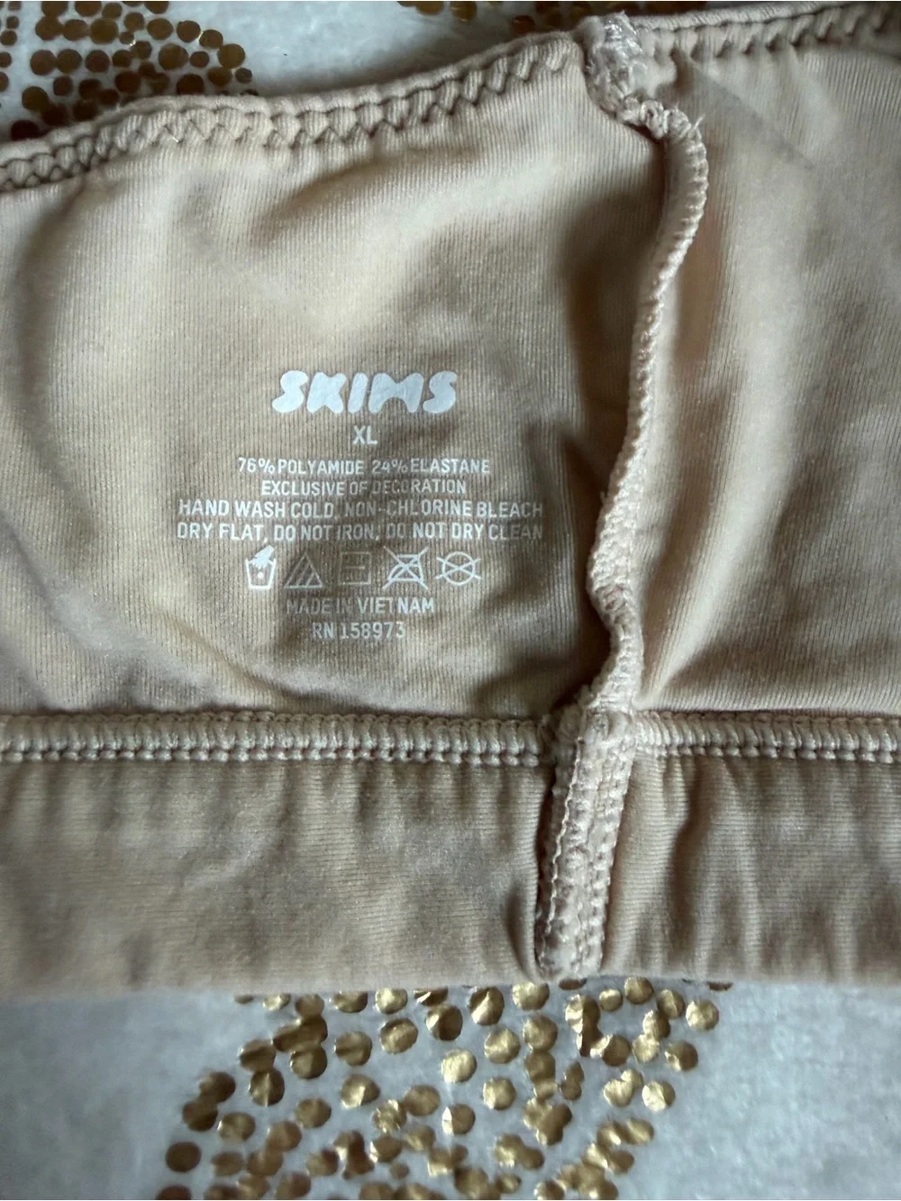 SKIMS Tan Bralette Size XL - Picture 2 of 3